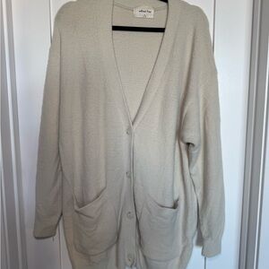 Wilfred Soft Beige Cardigan Aritizia